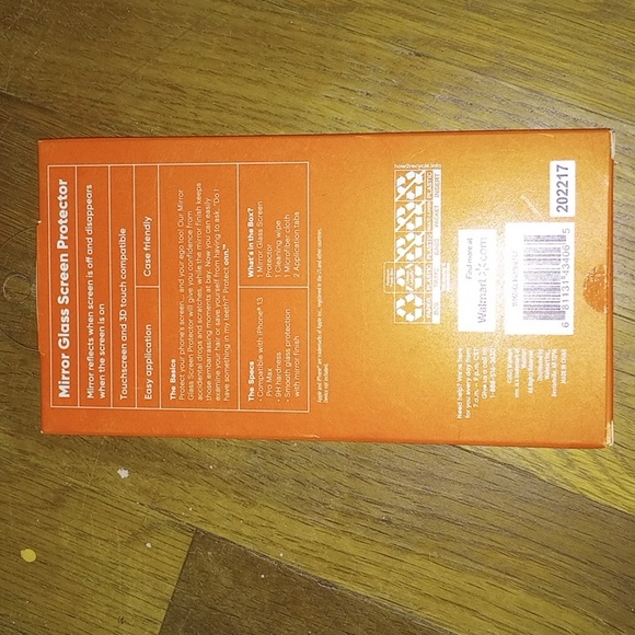 IPhone 13 pro max reflective glass screen protector - Picture 2 of 3